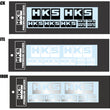 Load image into Gallery viewer, HKS LOGO Sticker a la carte WHITE