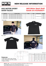 Load image into Gallery viewer, HKS MOTORSPORT BUTTON-UP SHIRT BLACK S