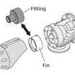 Load image into Gallery viewer, HKS SSQV Recirculation Fitting (for 19mm ID hose) - Side View
