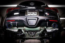 Load image into Gallery viewer, HKS SUPER TURBO MUFFLER GR SUPRA DB42 B58 - Installation View