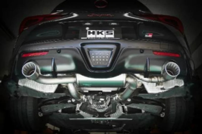 HKS SUPER TURBO MUFFLER MAT GR SUPRA DB22 URBAN MATTE EDITION - Side View