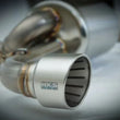 Load image into Gallery viewer, HKS SUPER TURBO MUFFLER MAT GR SUPRA DB22 URBAN MATTE EDITION - Back View