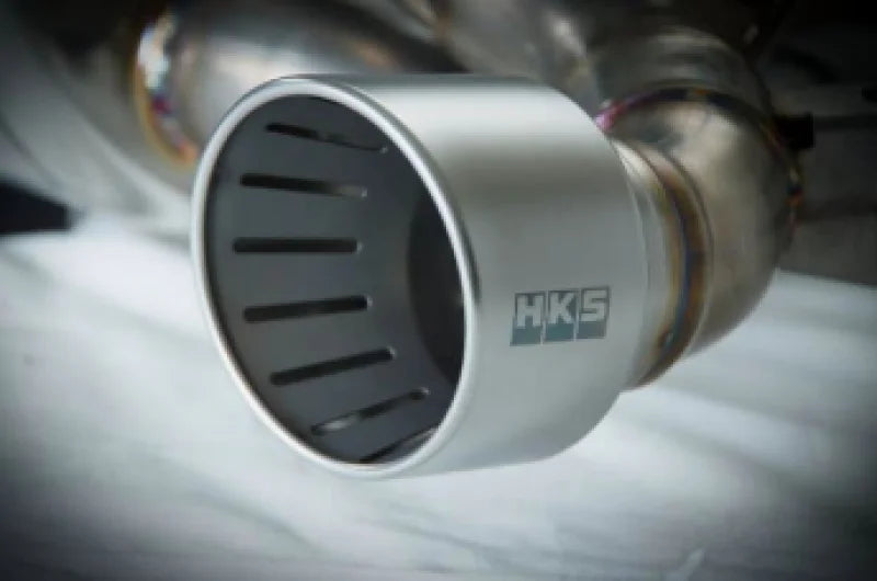 HKS SUPER TURBO MUFFLER MAT GR SUPRA DB22 URBAN MATTE EDITION - Installation View