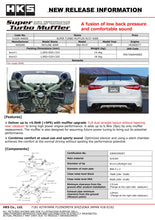 Load image into Gallery viewer, HKS SUPER TURBO MUFFLER RV37 400R - Main Product View