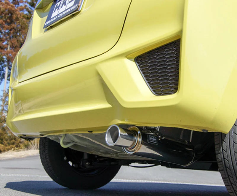 HKS Silent Hi-Power GP5 LEB-H1 FIT HYBRID ***DOES NOT FIT SPORT*** - Side View
