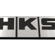 Load image into Gallery viewer, HKS Silver Block Logo Emblem - Side View