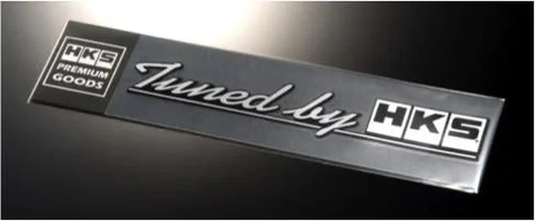 HKS HKS STICKER tuned by BLACK - Side View