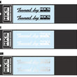 Load image into Gallery viewer, HKS Sticker Tuned by HKS W120 BLACK