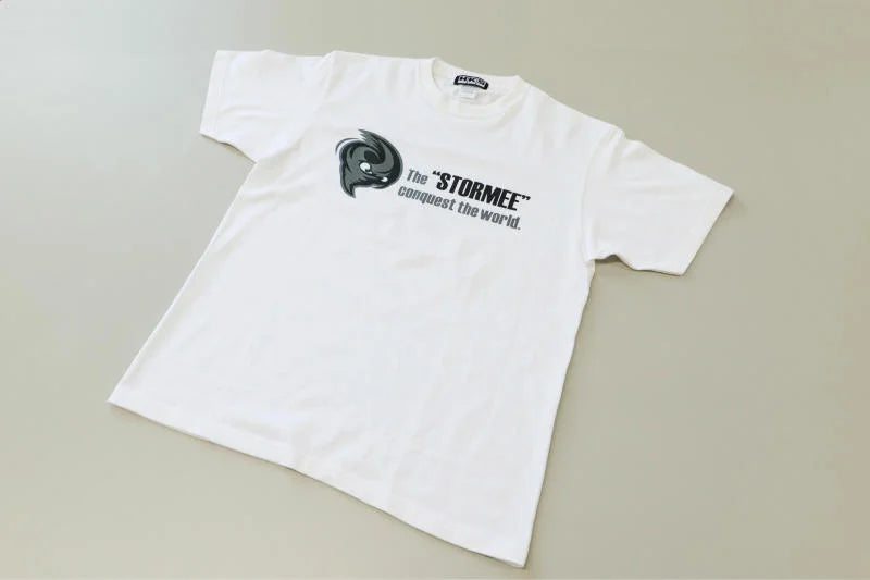 HKS Stormee White T-Shirt 2021 - Large - Side View