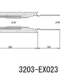Load image into Gallery viewer, HKS Universal Muffler 2.5 Inlet / 3.7in Outlet (SUS304 NO COATING) - Side View