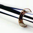 Load image into Gallery viewer, HKS Universal SS Hi-Power Muffler (120mm tip / 75mm piping) (SUS304 NO COATING) - Side View