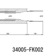 Load image into Gallery viewer, HKS Universal Stainless Hi Power 130mm Titanium Muffler - Main Product View