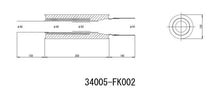 Load image into Gallery viewer, HKS Universal Stainless Hi Power 130mm Titanium Muffler - Main Product View