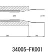 Load image into Gallery viewer, HKS Universal Stainless Hi Power 170mm Titanium Muffler - Side View