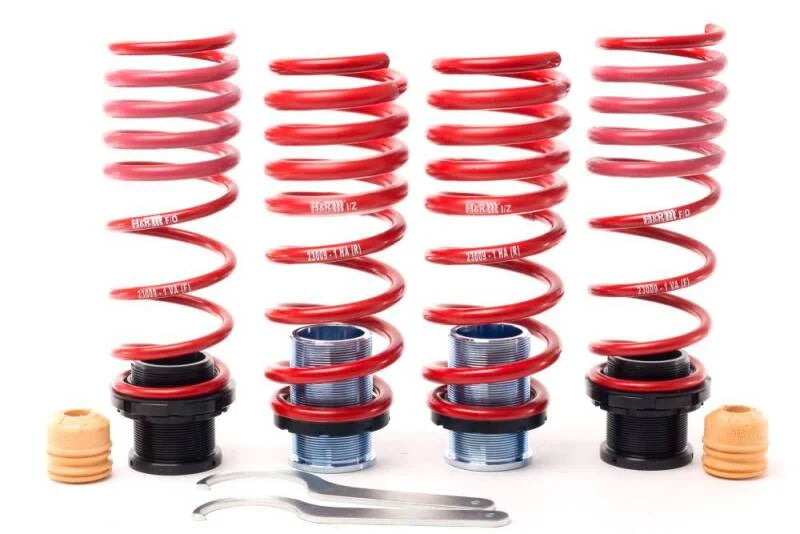 H&R 13-19 Porsche 911/991 Carrera 4/4S (4WD) VTF Adjustable Lowering Springs (Incl. PASM/Non PDCC) - Side View
