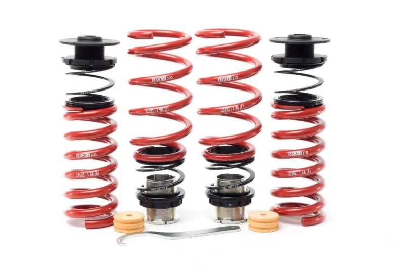H&R 17-21 Mercedes-Benz C43 AMG Sedan W205 VTF Adjustable Lowering Springs (w/AMG Ride Control) - Side View