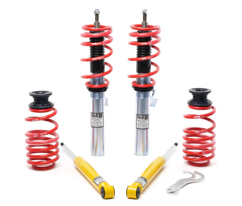 H&R MK6 Ultra Low Coil Over (Tuner Fitment) fits 2010-2014 Volkswagen Golf, GTI / 2012-2013 Volkswagen Golf R 2.5L - Back ...