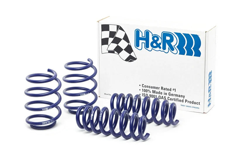 H&R Sport Spring fits 2011 BMW 1 Series M / 1M COUPE E82 - Back View
