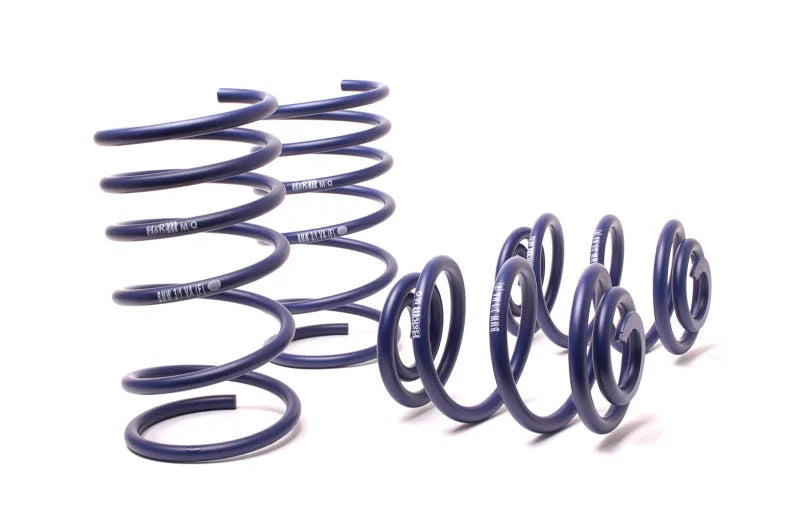 H&R Super Sport Spring (Non Cabrio) fits 1991 BMW 318I E30 / 1991 BMW 318IS E30 - Back View