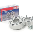Load image into Gallery viewer, H&amp;R Trak+ 30mm DRM Wheel Adaptor Bolt 5/120 Center Bore 64 Stud Thread 14x1.5 - Black - Installation View
