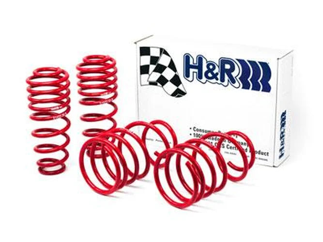 H&R V6/V8 Race Spring fits 2005-2009 Ford Mustang - Side View
