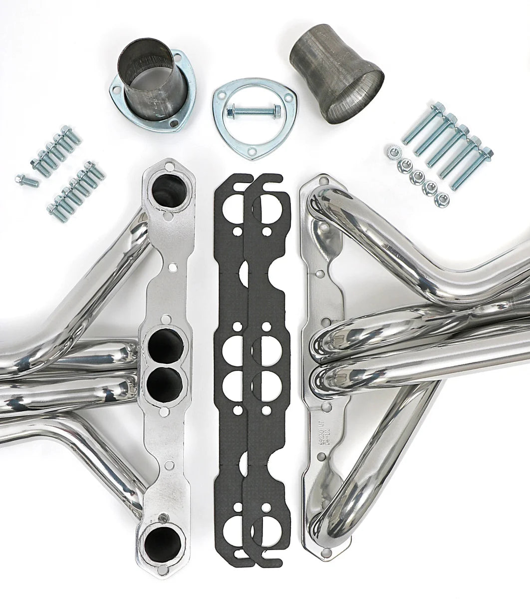 HTC Coated Headers; 1-5/8 in. Tube Dia.; 3 in. Coll.; FULL LENGTH Design Hedman Hedders - Back View
