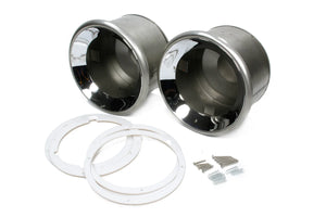 Hagan Street Rod Frenched Headlamp Set Chrome Plated' H4050C