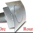 Load image into Gallery viewer, Hagan Street Rod Round Fuel Door  Curved Surfaces 90RC