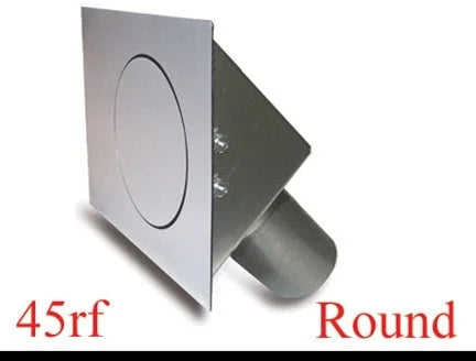 Hagan Street Rod Round Fuel Door  Flat Surfaces 45RF