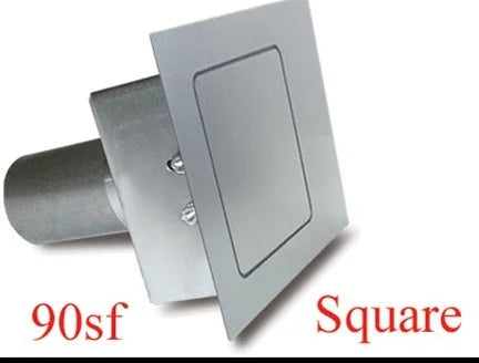 Hagan Street Rod Square Fuel Door  Flat Surfaces 90SF