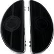 Load image into Gallery viewer, Half-Moon Floorboard - w/o Vibration Inserts - Chrome - FL DragSpecialties 17-0418L - Main Product View