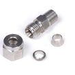 Load image into Gallery viewer, Haltech 1/4in Stainless Compression 1/8in NPT Thread Fitting Kit w/Nut &amp; Ferrule