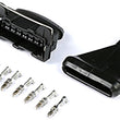 Load image into Gallery viewer, Haltech Bosch 7 Pin Junior Timer Female Connector Plug &amp; Pins