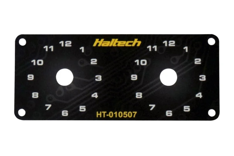Haltech Dual Switch Panel w/Yellow Knob - Main Product View