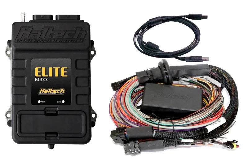 Haltech Elite 2500 Premium Universal Wire-In Harness ECU Kit - Detail View