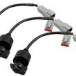 Load image into Gallery viewer, Haltech Triple Switch Panel Kit w/Yellow &amp; Red Knobs - Side View