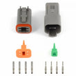 Load image into Gallery viewer, Haltech Matching Set of Deutsch DT-4 Connectors 13 Amp Plug &amp; Pins Only