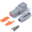 Load image into Gallery viewer, Haltech Matching Set of Deutsch DTM-2 Connectors 7.5 Amp Plug &amp; Pins