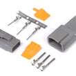 Load image into Gallery viewer, Haltech Matching Set of Deutsch DTM-3 Connectors 7.5 Amp Plug &amp; Pins