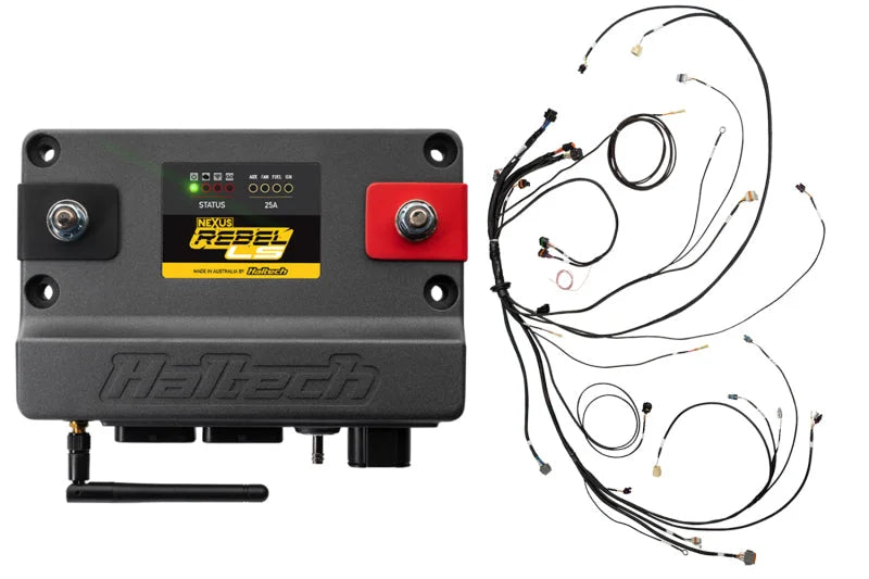 Haltech NEXUS Rebel LS Gen III Cable Throttle/EV1 Injectors/Manual Transmission - Side View