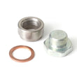 Load image into Gallery viewer, Haltech O2 Sensor Weld-On Bung w/Copper Washer &amp; Blanking Plug M18 x1.5