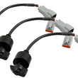 Load image into Gallery viewer, Haltech Triple Switch Panel Kit w/Yellow &amp; Red Knobs - Side View