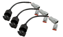Load image into Gallery viewer, Haltech Triple Switch Panel Kit w/Yellow &amp; Red Knobs - Side View
