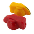 Load image into Gallery viewer, Haltech Triple Switch Panel w/Yellow &amp; Red Knobs - Main Product View