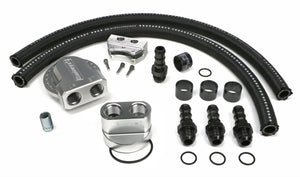 Hamburger's Performance BILLET MULTI-POSITION OIL FILTER RELOCATION KIT-FORD & MOPAR 3373