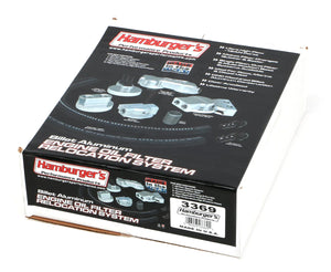 Hamburger's Performance BILLET SINGLE OIL FILTER RELOCATION KIT-FORD DIESEL 1 1/2 THREAD 3369