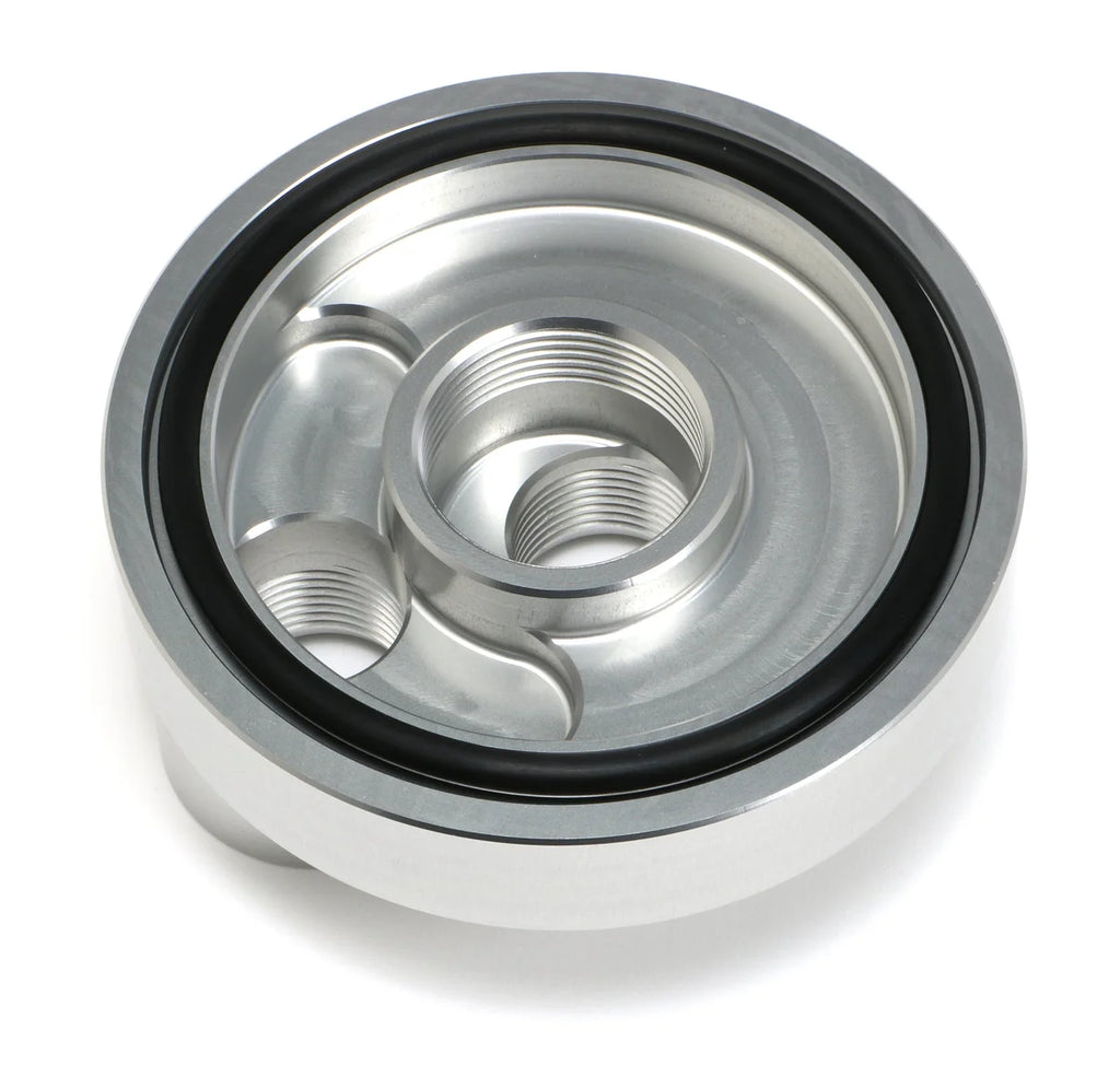 Hamburger's Performance SPIN-ON OIL FILTER BYPASS ADAPTER; FORD DIESEL WITH 1 1/2-12 THREADS 3352 - Side View