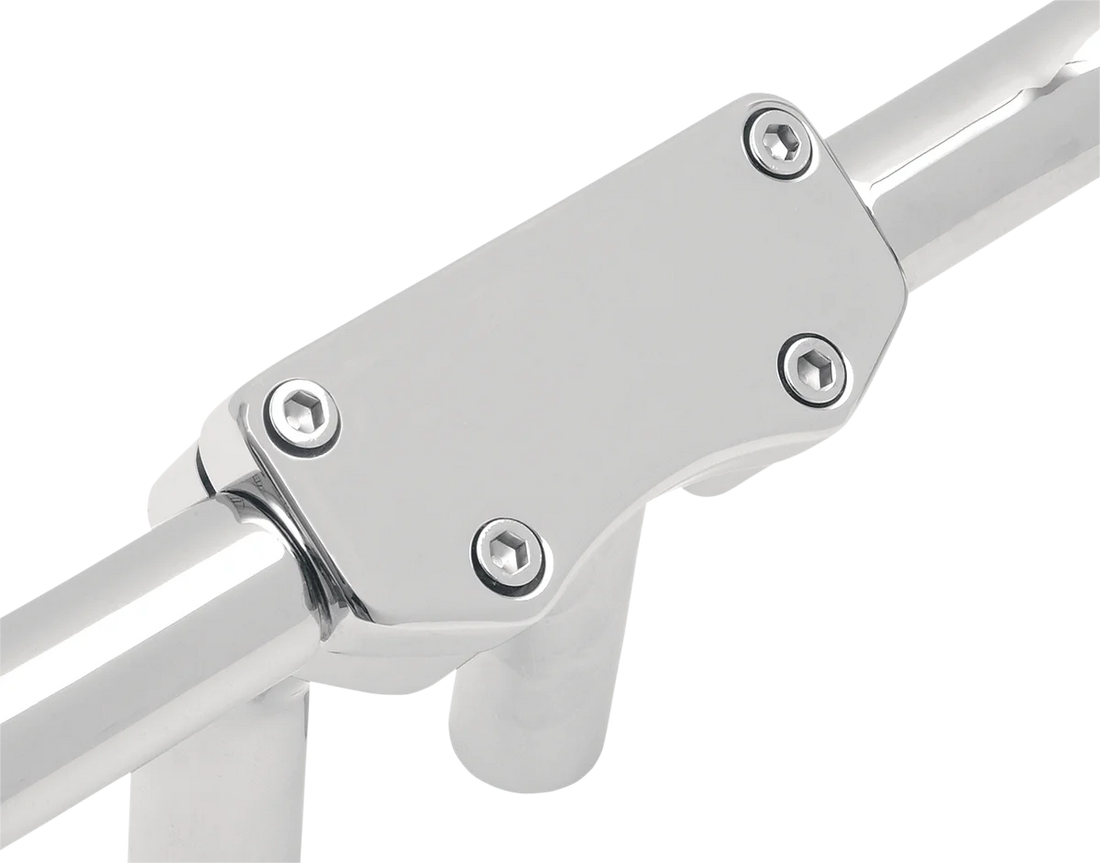 Handlebar Clamp - Buffalo - Smooth DragSpecialties 290651 - Side View