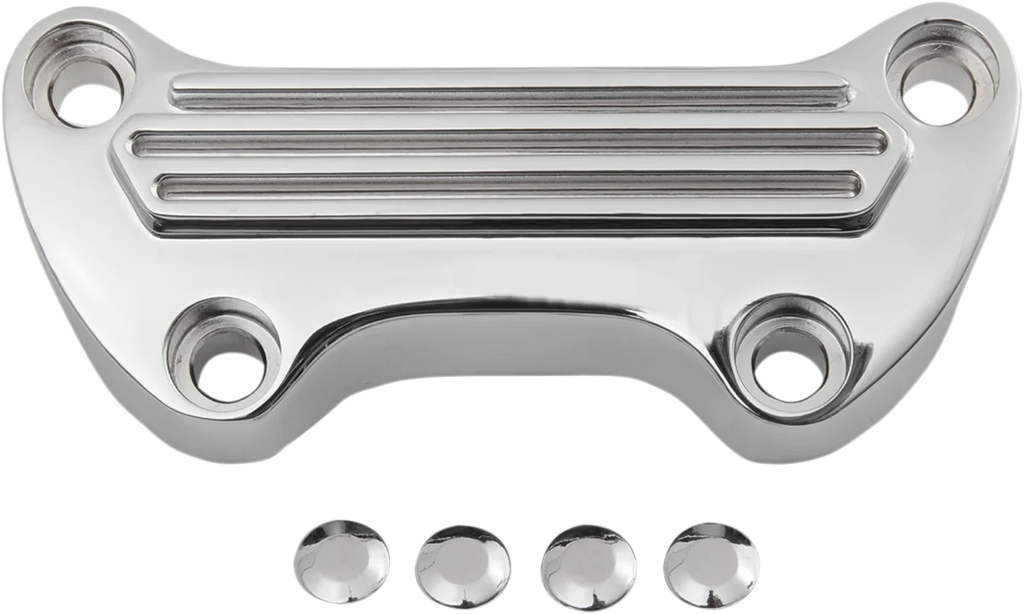 Handlebar Clamp - Finned DragSpecialties 03-0106 - Main Product View