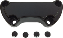 Load image into Gallery viewer, Handlebar Clamp - Scalloped - Black DragSpecialties 03-0107SB - Main Product View